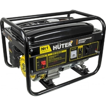 Huter DY3000L 64/1/4 Электрогенератор {четырехтактный, 2500Вт, 220В/50Гц, 77Дб, принудительное охлаждение, бак 12 л, расход бензина 395 г/кВтч, расход масла 6,8, габариты 560х450х460, вес 39,5 кг}