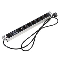 ЦМО Блок розеток Rem-16 с фил. и инд., 7 Shuko, 16A, алюм., 19", шнур 3 м. (R-16-7S-FI-440-3) ЦМО Блок розеток Rem-16 с фил. и инд., 7 Shuko, 16A, алюм., 19", шнур 3 м. (R-16-7S-FI-440-3)