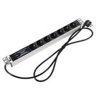 ЦМО Блок розеток Rem-16 с фил. и инд., 7 Shuko, 16A, алюм., 19", шнур 3 м. (R-16-7S-FI-440-3)