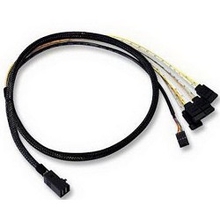 LSI (LSI00410) Logic Кабель Кабель MINI SAS HD internal cable SFF8643 to x4 SATA 0,6м LSI (LSI00410) Logic Кабель Кабель MINI SAS HD internal cable SFF8643 to x4 SATA 0,6м