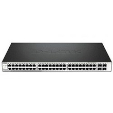 D-Link DGS-1210-52P/ME/B1A PROJ Управляемый коммутатор 2 уровня с 48 портами 10/100/1000Base-T и 4 портами 1000Base-X SFP (порты 1-8 с поддержкой PoE 802.3af/802.3at (30 Вт) D-Link DGS-1210-52P/ME/B1A PROJ Управляемый коммутатор 2 уровня с 48 портами 10/100/1000Base-T и 4 портами 1000Base-X SFP (порты 1-8 с поддержкой PoE 802.3af/802.3at (30 Вт)