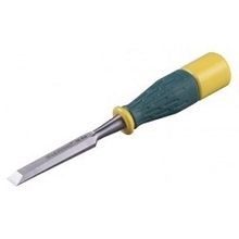 Стамеска KRAFTOOL "EXPERT" упрочненное полотно, ударочпрочная двухкомп ручка, стальной затыльник для ударных работ,6мм [1815-06_z01]