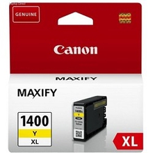 Canon PGI-1400XL Y Картридж струйный для MAXIFY МВ2040 и МВ2340, жёлтый, 900 стр. (GQ)