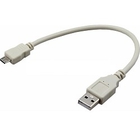 REXANT (18-1162) Шнур  micro USB (male) - USB-A (male)  0.2M