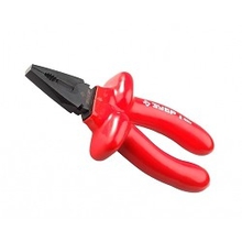 ЗУБР Плоскогубцы "ЭЛЕКТРИК" комбинированные, диэлектрические, высоковольтные до ~1000В, маслобензостойкая рукоятка, 160мм, [ 2214-1-16_z02]