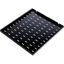 ЦМО Полка перфорированная, глубина 750 мм, цвет черный (СВ-75-9005)