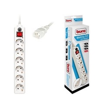 BURO Сетевой фильтр, 6 розеток, 1.8 метра, (600SH-1.8-UPS-W ), белый (коробка) {992306} BURO Сетевой фильтр, 6 розеток, 1.8 метра, (600SH-1.8-UPS-W ), белый (коробка) {992306}