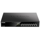 D-Link DGS-1008MP/B1A Неуправляемый коммутатор с 8 портами 10/100/1000Base-T с поддержкой PoE 802.3af/802.3at (30 Вт, PoE бюджет 140 Вт) и функцией энергосбережения