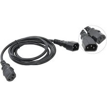 VCOM CE001-CU0.75-1.8 Кабель монитор - компьютер 220V (UPS -> устройство) VCOM <VDE> 3G*0.75mm (CE001-CU)1.8м