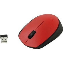 910-004641 Logitech Wireless Mouse M171, Red 910-004641 Logitech Wireless Mouse M171, Red