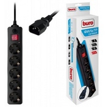 BURO Сетевой фильтр, 5 розеток, 1.8 метра, (500SH-1.8-UPS-B) черный (коробка) {992305} BURO Сетевой фильтр, 5 розеток, 1.8 метра, (500SH-1.8-UPS-B) черный (коробка) {992305}