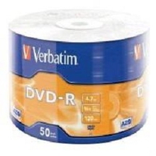 Verbatim  Диски DVD-R  4.7Gb, 16-x Data Life (50 шт) (43791)