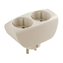 ЭРА Б0002369 Разветвитель SP-2e-I сл. кость 2 гн. с заземлением