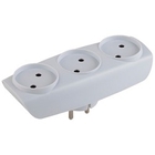 ЭРА C0045527 Разветвитель SP-3-W белый 3гн, без заземл.