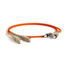 Hyperline FC-D2-50-SC/­PR-ST/­PR-H-2M-LSZH-OR Патч-корд волоконно-оптический (шнур) MM 50/­125, ST-SC, 2.0 мм, duplex, LSZH, 2 м