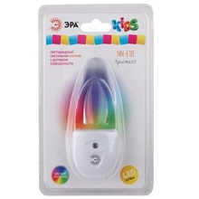 ЭРА Б0019102 Светильник ночник светодиодный "Кристалл" NN-618-LS-W белый ЭРА Б0019102 Светильник ночник светодиодный "Кристалл" NN-618-LS-W белый