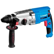 ЗУБР "ПРОФЕССИОНАЛ" Перфоратор SDS-plus [ЗП-32-1100 К] { реверс, горизонтальный, металлич редуктор, 3,4Дж, 0-960об/мин, 0-5300уд/мин, 1100Вт, кейс }