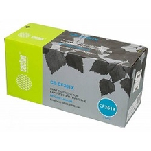 CF361X Тонер Картридж Cactus CS-CF361X для HP CLJ M552dn/M553dn (9500стр.), голубой