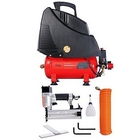 FUBAG WOOD MASTER KIT Компрессор + набор из 4 предметов [8213790KOA611 (8213790KOA537)] {Реси- вер, л 6.Произ- водит., л/мин 180 Давле- ние, бар 8 Мощность, кВт1.1 Напря- жение, В 220 Вес, кг 14}