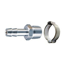 FUBAG Переходник 1/2"М на елочку 10мм с обжимным кольцом 10*15мм блистер  [180264 B]