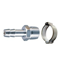 FUBAG Переходник 3/8"М на елочку 8мм с обжимным кольцом 8*13мм блистер  [180262 B]