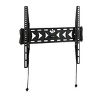 Кронштейн Kromax FLAT-3 (NEW) black, LCD/LED и плазма тв 22"-65", настенный, 0 ст.свободы, VESA 400x400 мм