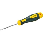 Отвертка KRAFTOOL "EXPERT", Cr-Mo-V сталь, двухкомпонентная противоскользящая рукоятка, SL, 2,5x60 мм [250071-2.5-060]