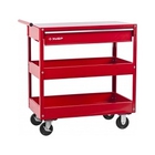 Тележка инструментальная ЗУБР "МАСТЕР", 1 ящик + 2 полки, 737х383х785мм [38912]