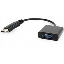 Cablexpert Переходник DisplayPort - VGA A-DPM-VGAF-02, 20M/15F, кабель 15см, пакет Cablexpert Переходник DisplayPort - VGA A-DPM-VGAF-02, 20M/15F, кабель 15см, пакет