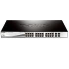 D-Link DGS-1210-28/ME/B1A Управляемый коммутатор 2 уровня с 24 портами 10/100/1000Base-T и 4 портами 1000Base-X SFP