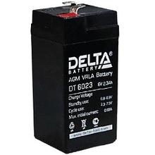Delta DT 6023  (2,3 А\ч, 6В) свинцово- кислотный аккумулятор  