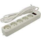 Exegate EX221187RUS Сетевой фильтр Exegate SP-5-3W (5 розеток, 3м, евровилка, белый)