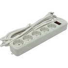 Exegate EX221190RUS Сетевой фильтр Exegate SP-5-5W (5 розеток, 5м, евровилка, белый)