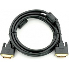 Exegate EX191096RUS Кабель DVI dual link (25M-25M) 5м Exegate, 2 фильтра, позолоченные контакты