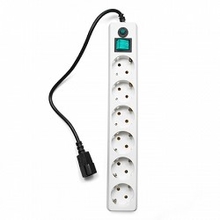 Gembird Сетевой фильтр Гарнизон EHW-0 0,5 м 6 розеток белый для UPS