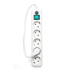 Gembird Сетевой фильтр Гарнизон EHLW-4 0,5 м 5 розеток белый 