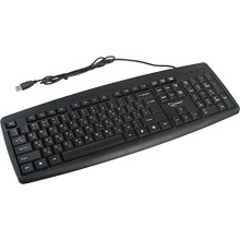 Keyboard Gembird KB-8351U-BL, черный, USB, 104 клавиши