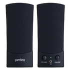 Perfeo колонки "UNO" 2.0, мощность 2х0,5 Вт (RMS), чёрн, USB  (PF-210)