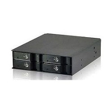 Procase G2-104-SATA3-BK {Hot-swap корзина 4 SATA3/SAS 12G,черный,с замком,hotswap mobie rack 2,5" HDD(1x5,25),4*SATA,2xFAN 40x15mm}