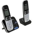 Panasonic KX-TG6812RUB Радиотелефон черный (2 трубки с ЖК диспл., DECT)