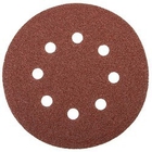 STAYER "MASTER" [35452-125-320] Круг шлифовальный универсальный из абразивной бумаги на велкро основе, 8 отверстий, Р320, 125мм, 5шт 