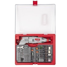 ЗУБР Гравер [ЗГ-130ЭК H176] { электрический с набором мини-насадок в кейсе, 176 предметов }