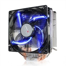 CROWN Кулер для процессора CM-5 (Для Intel и AMD,TDP до 187 Ватт,5шт. теплопроводных трубок,Синяя светодиодная подсветка,Гидродинамическиий подшипник,Размер: 148*126*85 мм)