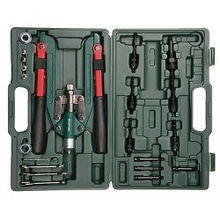 KRAFTOOL "Pro-Kraft" Заклепочник двуручный складной силовой, для резьбовых заклепок из Al, стали, нерж стали, вытяжных заклёпок и резьбовых штифтов [31182]