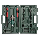 KRAFTOOL "Pro-Kraft" Заклепочник двуручный складной силовой, для резьбовых заклепок из Al, стали, нерж стали, вытяжных заклёпок и резьбовых штифтов [31182]