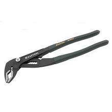 KRAFTOOL Клещи переставные Bulldog, быстрая регулировка, CrV, фосфатирован покрытие, max захват 60мм, губки 6мм, 250мм [22353-25]