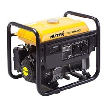Huter DN4400i 64/10/5 Инверторный Генератор {четырехтактный, 4400Вт, 220В/50Гц, 57Дб, принудительное охлаждение, бак 3,5 л, максимальный расход 1,5 л/час, габариты 537х288х446, вес 25 кг}