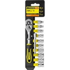 Набор STAYER "STANDARD": Торцовые головки (1/4") на пластиковом рельсе, трещотка, удлинитель, 4-13мм, 12 предметов [27754-H12]