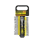 Набор STAYER "STANDARD": Торцовые головки, биты-головки (1/4") на пластик рельсе, трещотка, удл-тель, 4-13мм, 28 пр. [27754-H28]