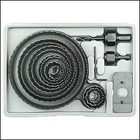 ЗУБР Набор "ЭКСПЕРТ" Коронки по дереву 19-127мм, державка 19-30мм, державка с опорн. основан, ключ имбус. 2,5мм, 15 пред [29554-H15_z01]